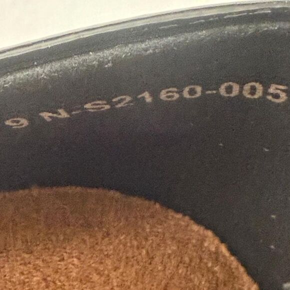 SOFTWALK Sonoma Black Narrow Leather Ballet Flats Shoes, NEW! Size 9 Narrow - Picture 4 of 5